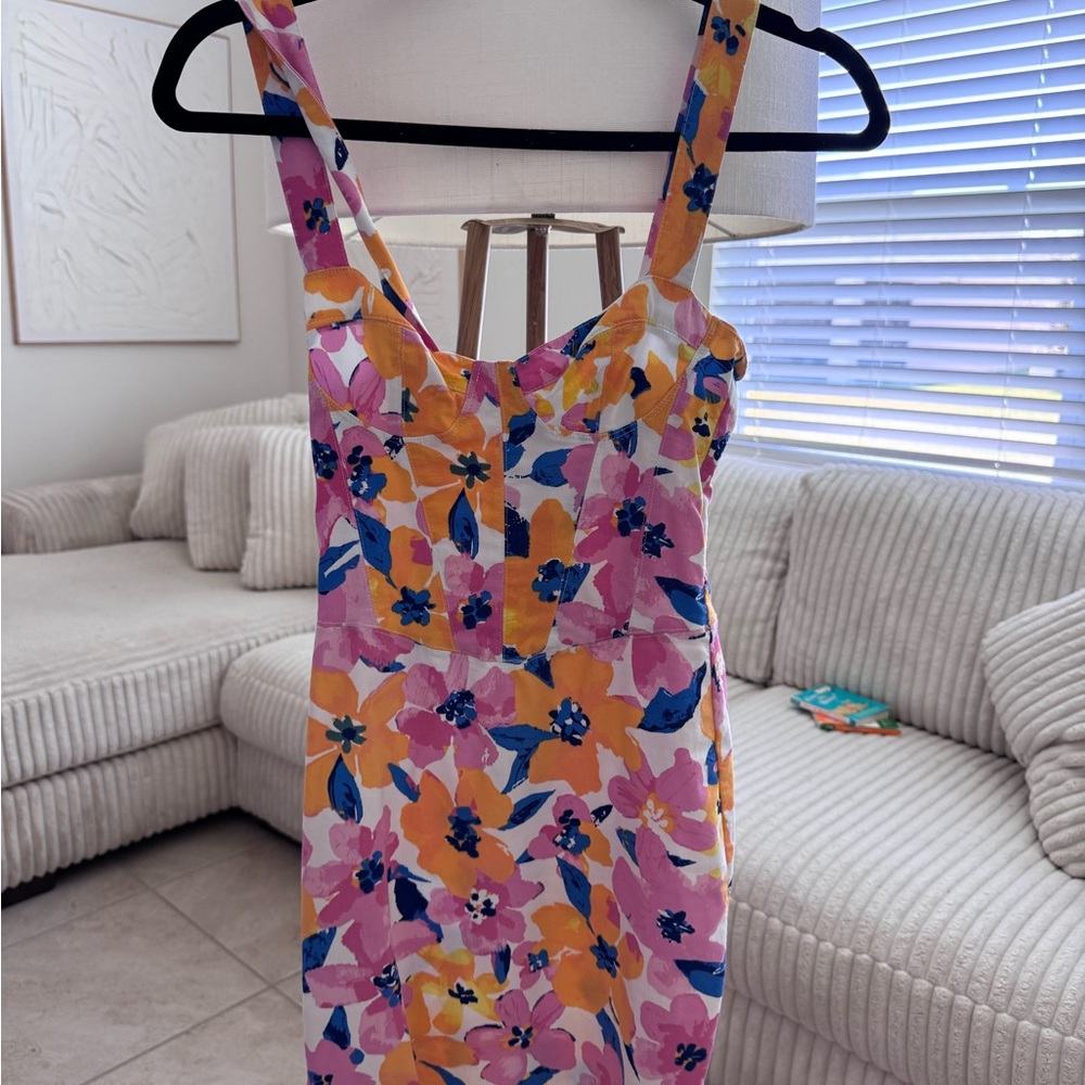 H&M Divided Multicolor Floral Dress